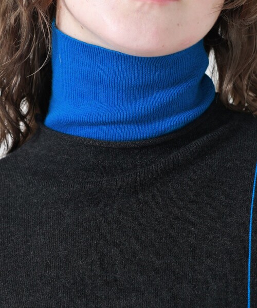 LOVELESS（ラブレス）の「バイカラーレイヤードタートルニット（ニット