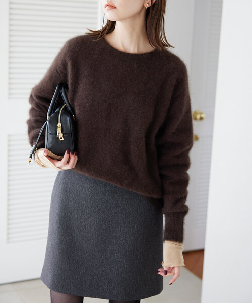 SLOBE IENA（スローブイエナ）の「フォックスウールカシミヤプル