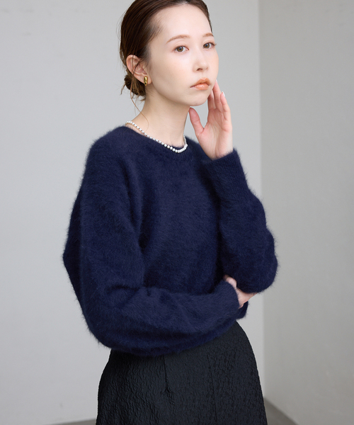 SLOBE IENA（スローブイエナ）の「フォックスウールカシミヤプル