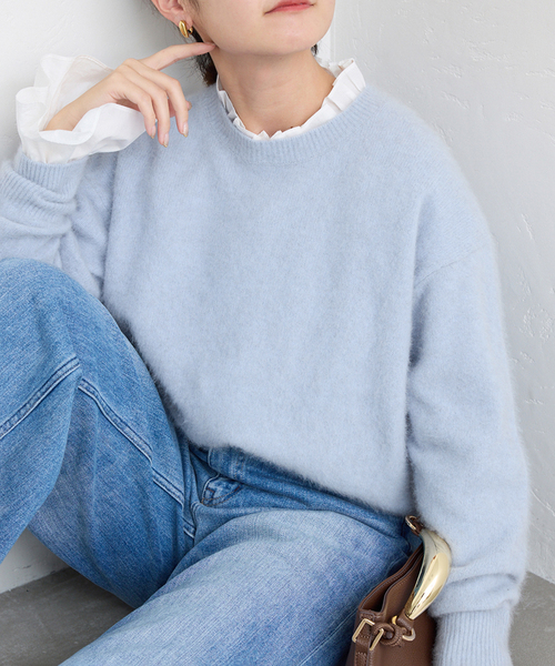 SLOBE IENA（スローブイエナ）の「フォックスウールカシミヤプル