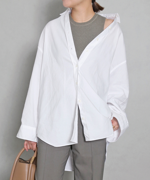 Deuxieme Classe（ドゥーズィエムクラス）の「nova ワイドシャツ