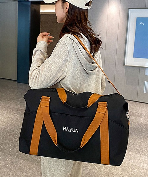 セール】【軽量・大容量】2WAY 撥水シンプルカジュアルボストンバッグ