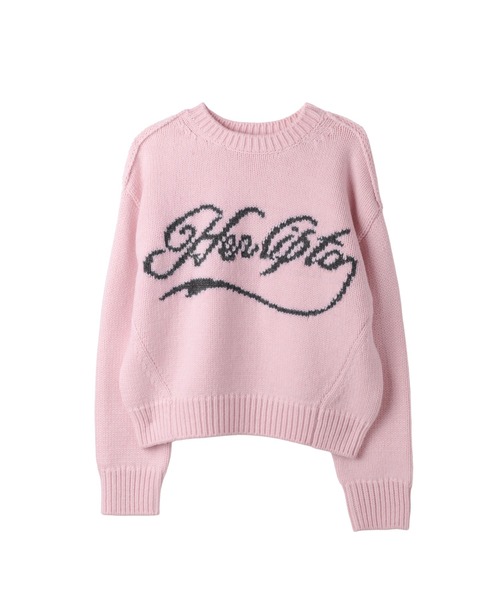 Loved one Logo Jacquard Knit（ニット/セーター）｜Her lip to（ハー