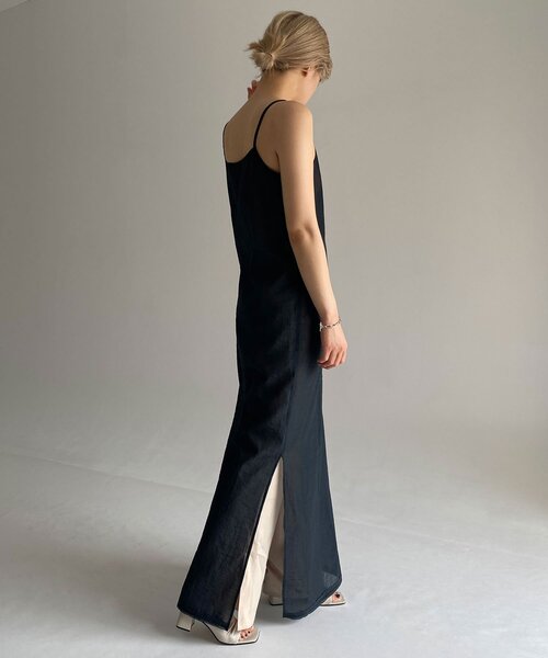 ENOF（イナフ）の「SHEER CAMISOLE ONE PIECE（ワンピース）」 - WEAR