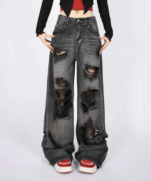 セール】【Lilamusant(リラミュゾン)】ヴィンテージライクオーバーダイ