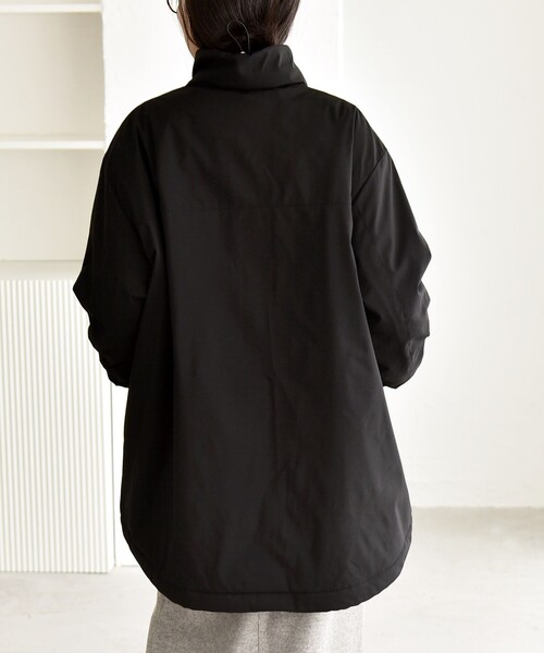 セール】quaranciel:〈撥水加工〉中綿 スタンドカラー ダブル ジップ