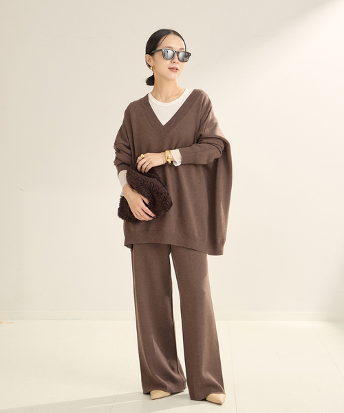 plage（プラージュ）の「CASH TOUCH flare プルオーバー（ニット