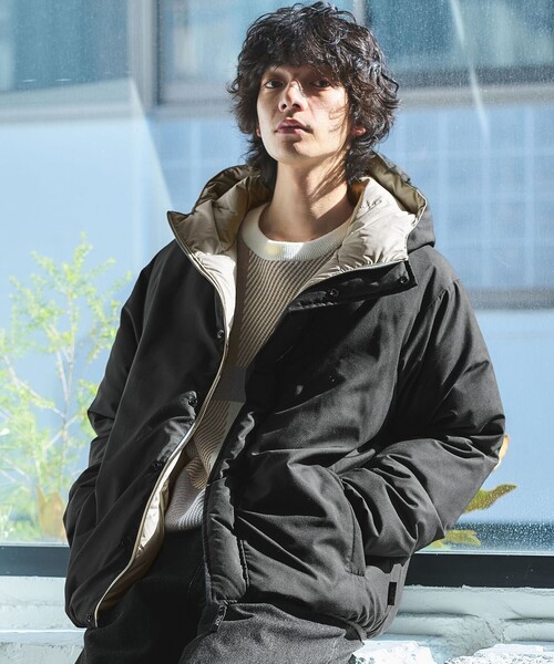 セール】【別注】＜TAION＞リバーシブル ダウン フーディ ジャケット