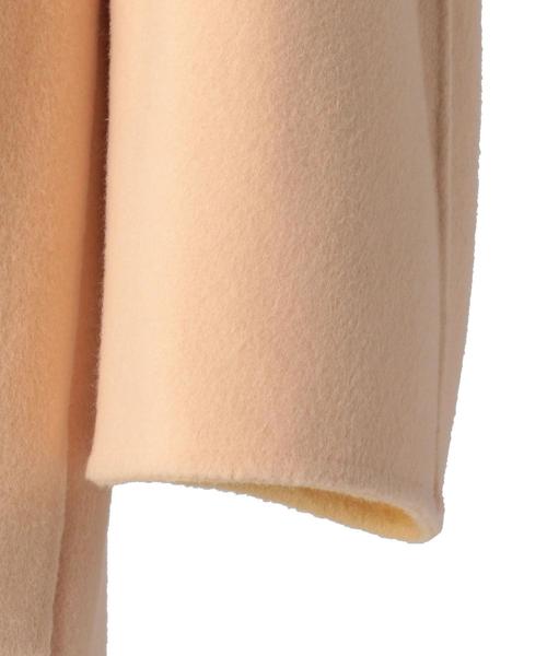 Drawer（ドゥロワー）の「Drawer ウールシルクノーカラーリバーコート