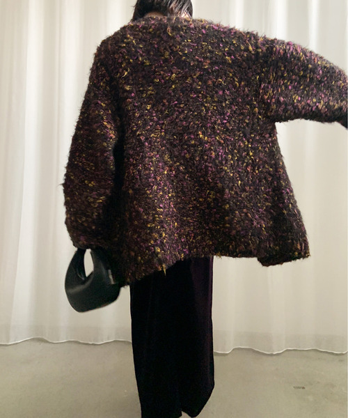 Ameri（アメリ）の「FUNNY YARN KNIT JACKET（その他アウター）」 - WEAR