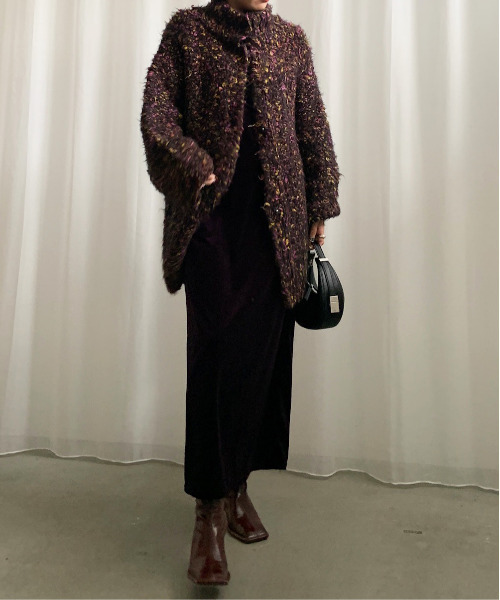 Ameri（アメリ）の「FUNNY YARN KNIT JACKET（その他アウター）」 - WEAR