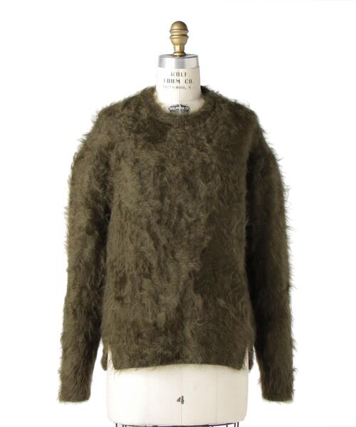 Drawer（ドゥロワー）の「Drawer 7Gカシミヤファークルーネックニット