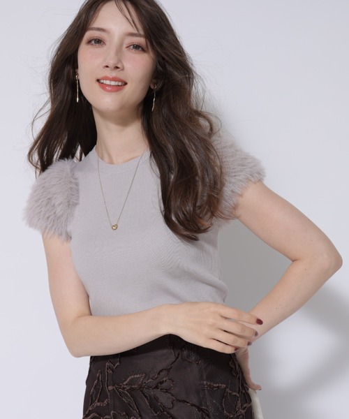 Apuweiser-riche（アプワイザーリッシェ）の「ふわふわスリーブニット