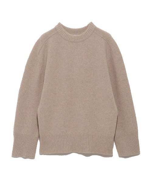 Mila Owen（ミラオーウェン）の「ウールカシミヤラグランクルーニット