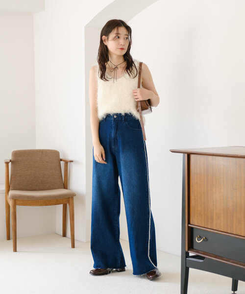 Kastane（カスタネ）の「【-5㎏細見え/2サイズ展開/低身長サイズ