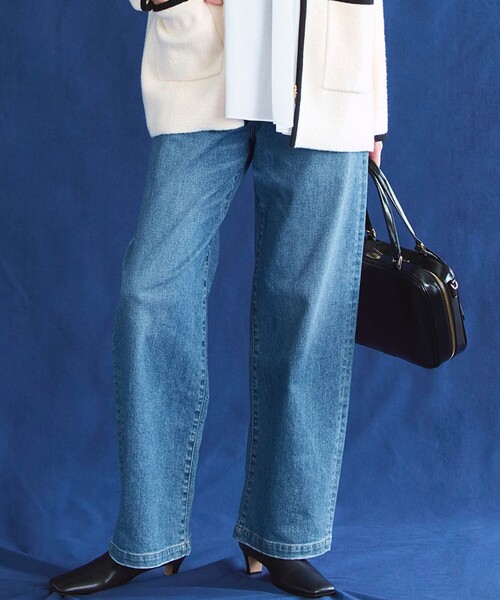 23区DENIM ストレッチ ワイドパンツ（デニムパンツ）｜23区 S