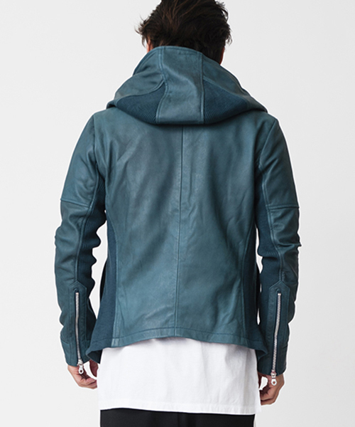 NO ID.（ノーアイディ）の「mj5378-ラムバフィングフーデッドBLZ