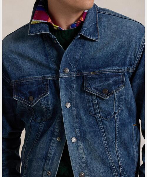 リラックスド デニム トラッカー ジャケット（デニムジャケット