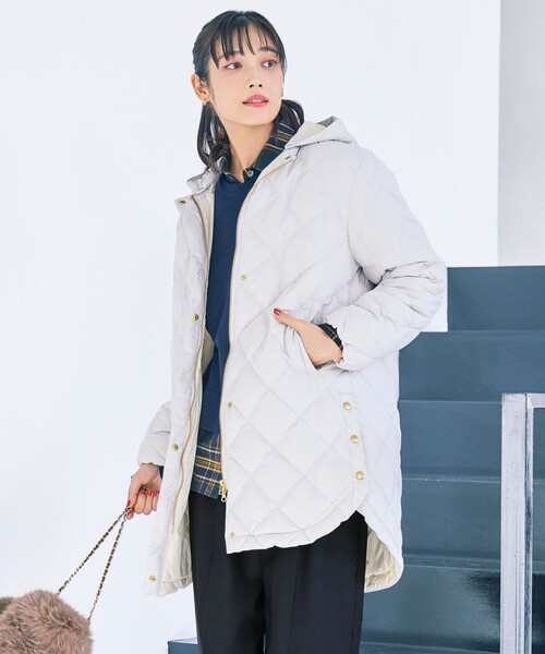 自宅で洗濯OK / 軽量で暖かい】TAIONコラボ 2WAY キルティングダウン