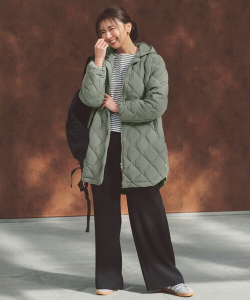 自宅で洗濯OK / 軽量で暖かい】TAIONコラボ 2WAY キルティングダウン