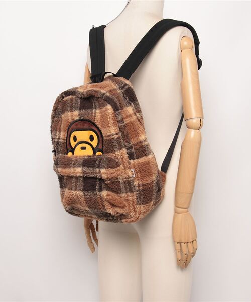 A BATHING APE（アベイシングエイプ）の「BABY MILO FAUX FUR CHECK