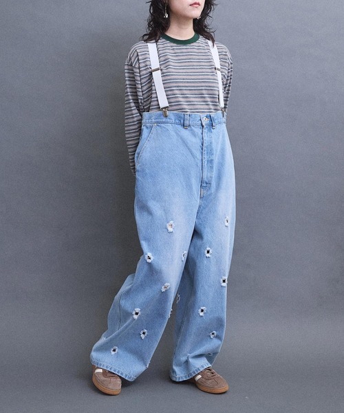 HOLE SUSPENDER PAPA デニム（デニムパンツ）｜I am I in fact