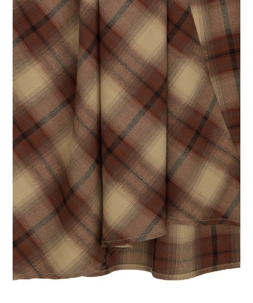 セール】UND DRAPE CHECK SKIRT（スカート）｜Ameri（アメリ）の
