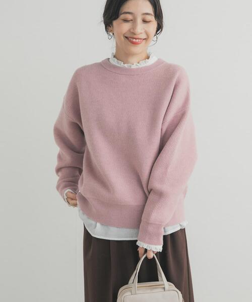 セール】針抜きダブルフェイスニット（ニット/セーター）｜URBAN