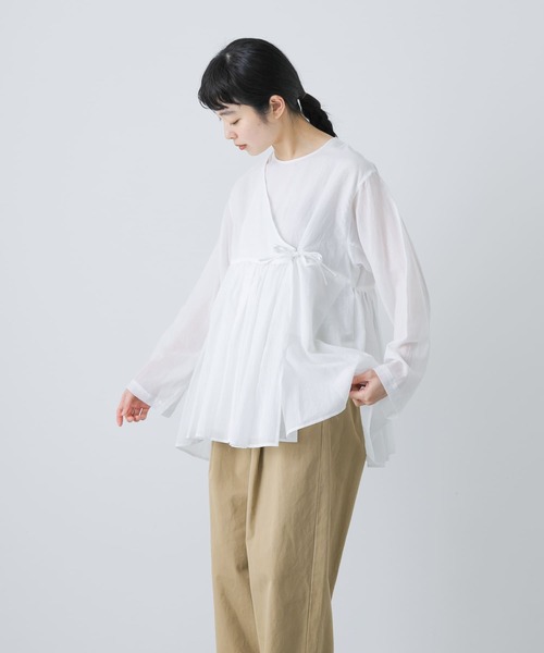 かぐれ（カグレ）の「コットンボイルアンガルカシャツ（シャツ