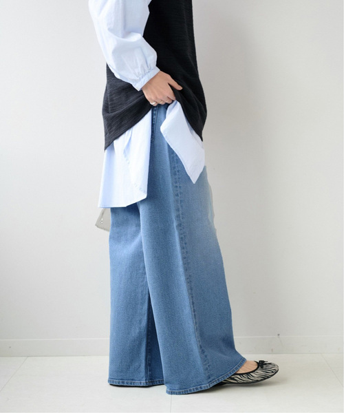 JOURNAL STANDARD】イージーデニムワイドパンツ 新品 ブルー 青 追加2