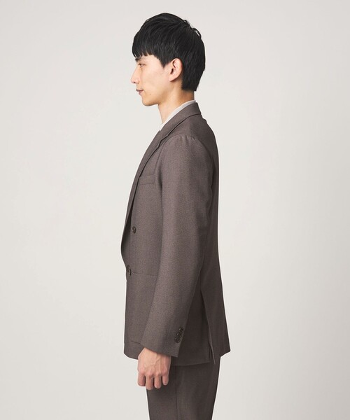 A+ ポリエステル シャークスキン ダブルブレスト 4B スタンダード