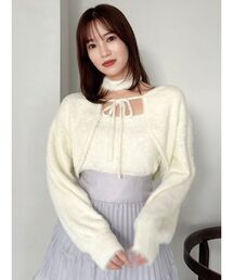 ニット」に該当するキャミソール（ホワイト/白色系）ファッション通販