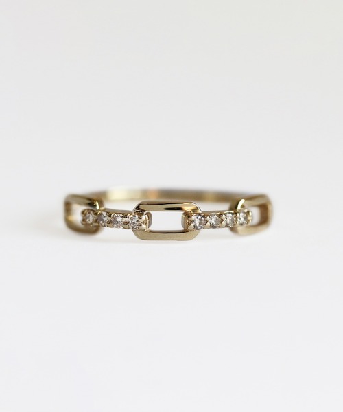 cui-cui（キュイキュイ）の「ダイヤモンド リアン リング | K10YG