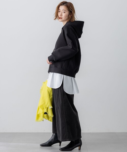 セール】【洗える】コットンエアーダンボール コクーン フーディー