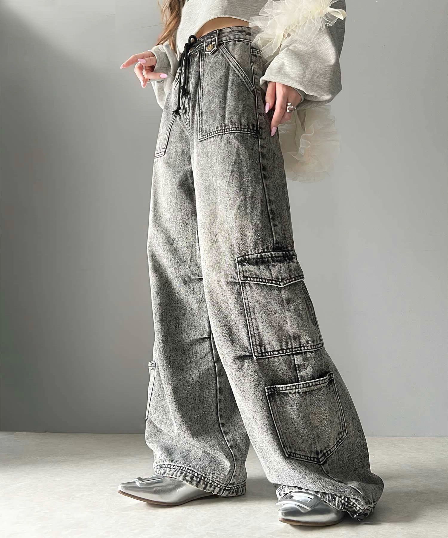 セール】《Javaジャバコラボ》旬なこなれ感。ヴィンテージ加工裾