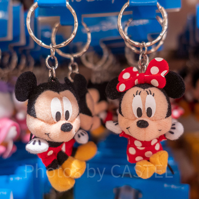 ミッキー＆ミニーぬいぐるみキーホルダー| キャステル | CASTEL