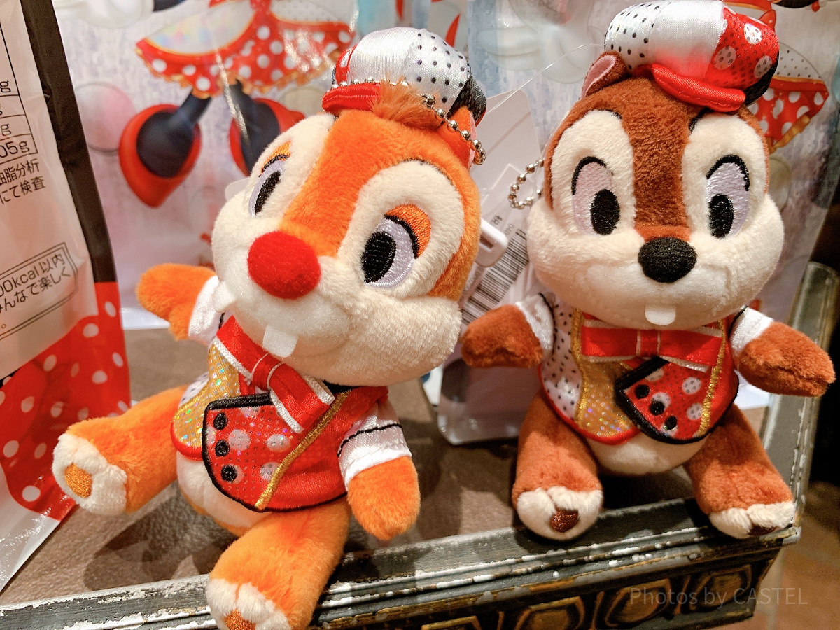 チップとデールぬいぐるみバッジセット| キャステル | CASTEL