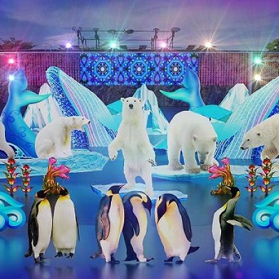 西武園ゆうえんちのアトラクション「ハローキティトレイン