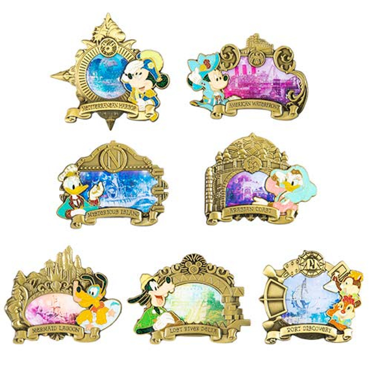 ピンバッジ（ディズニーシー20周年グランドフィナーレグッズ