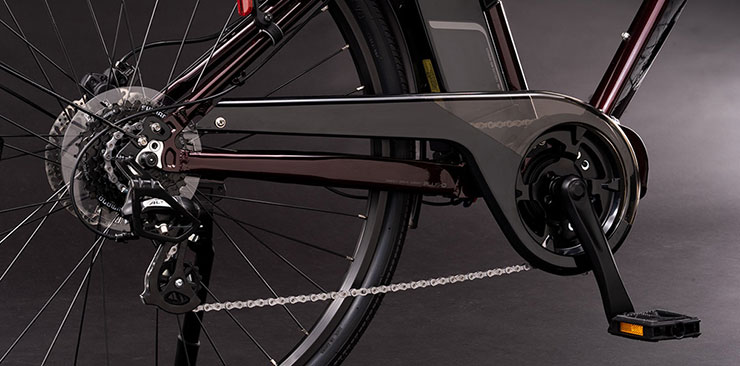 オフィスプレスe（OFFICEPRESS e）-P2 700C 8段変速 電動自転車 クロス