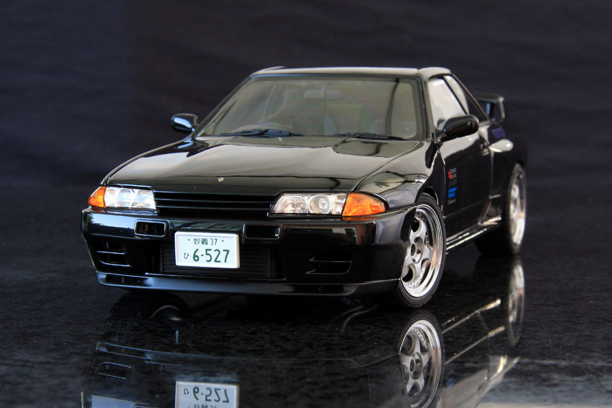 AUTOart 1:18 Nissan Skyline GT-R (R32) V.Spec II (black) Initial D