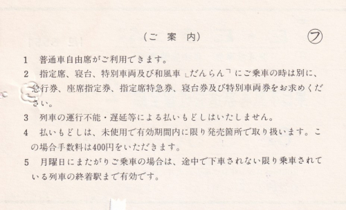 JR東日本発足直後に発売されたE・Eきっぷ（S62.5.30）: 昭和の記憶と
