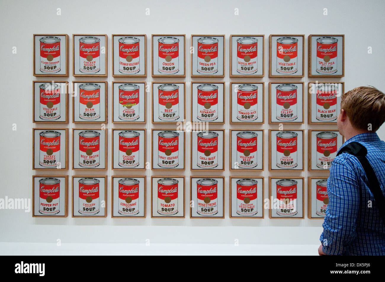 Campbell's Soup Cans (1962), Andy Warhol, MoMA, New York, USA