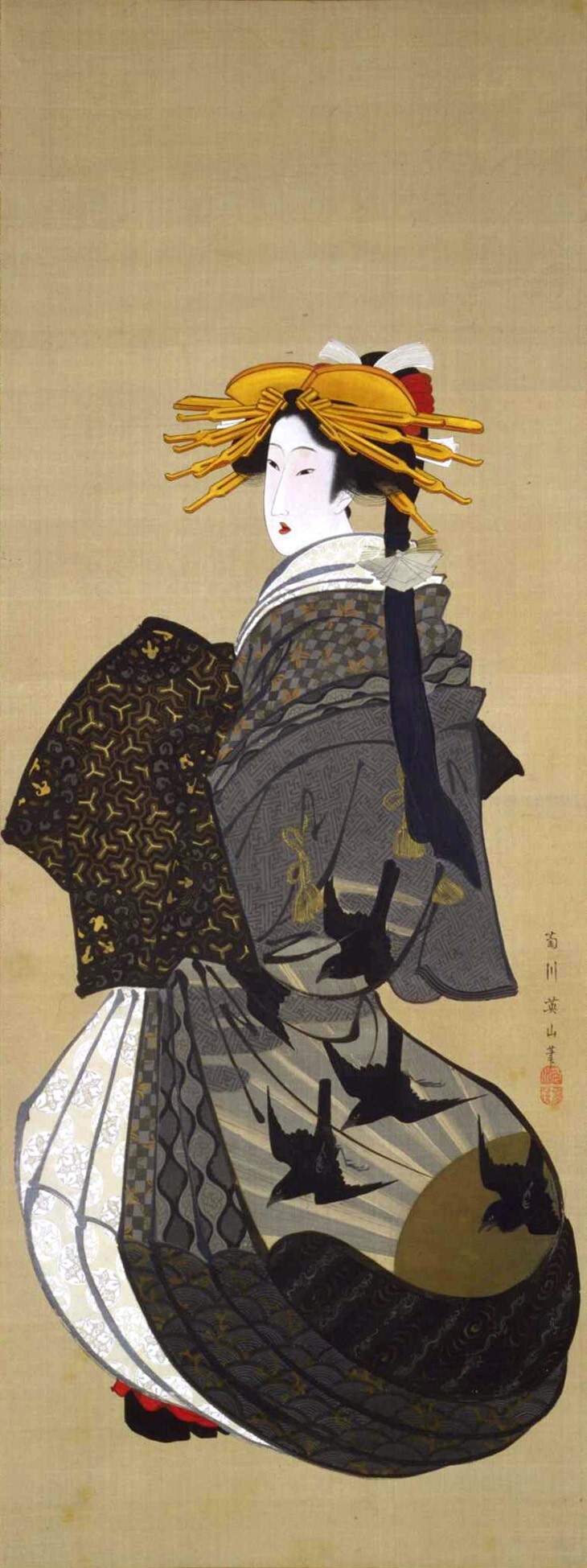 花魁図 | 所蔵作品 | 千葉市美術館