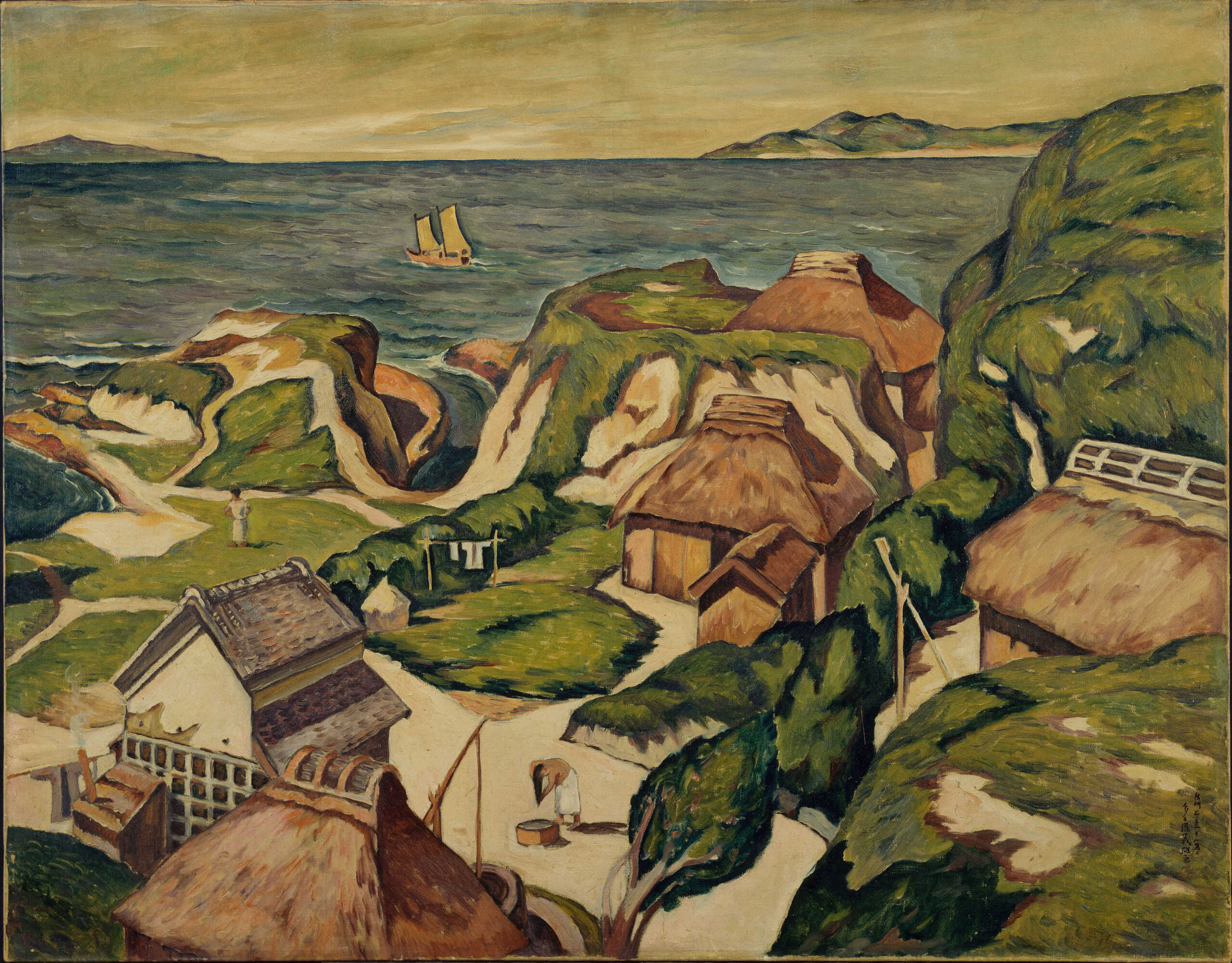 房州布良ヲ写ス | 所蔵作品 | 千葉市美術館