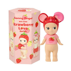 Sonny Angel Collectable Mini Cherub Figurines Strawberry Love