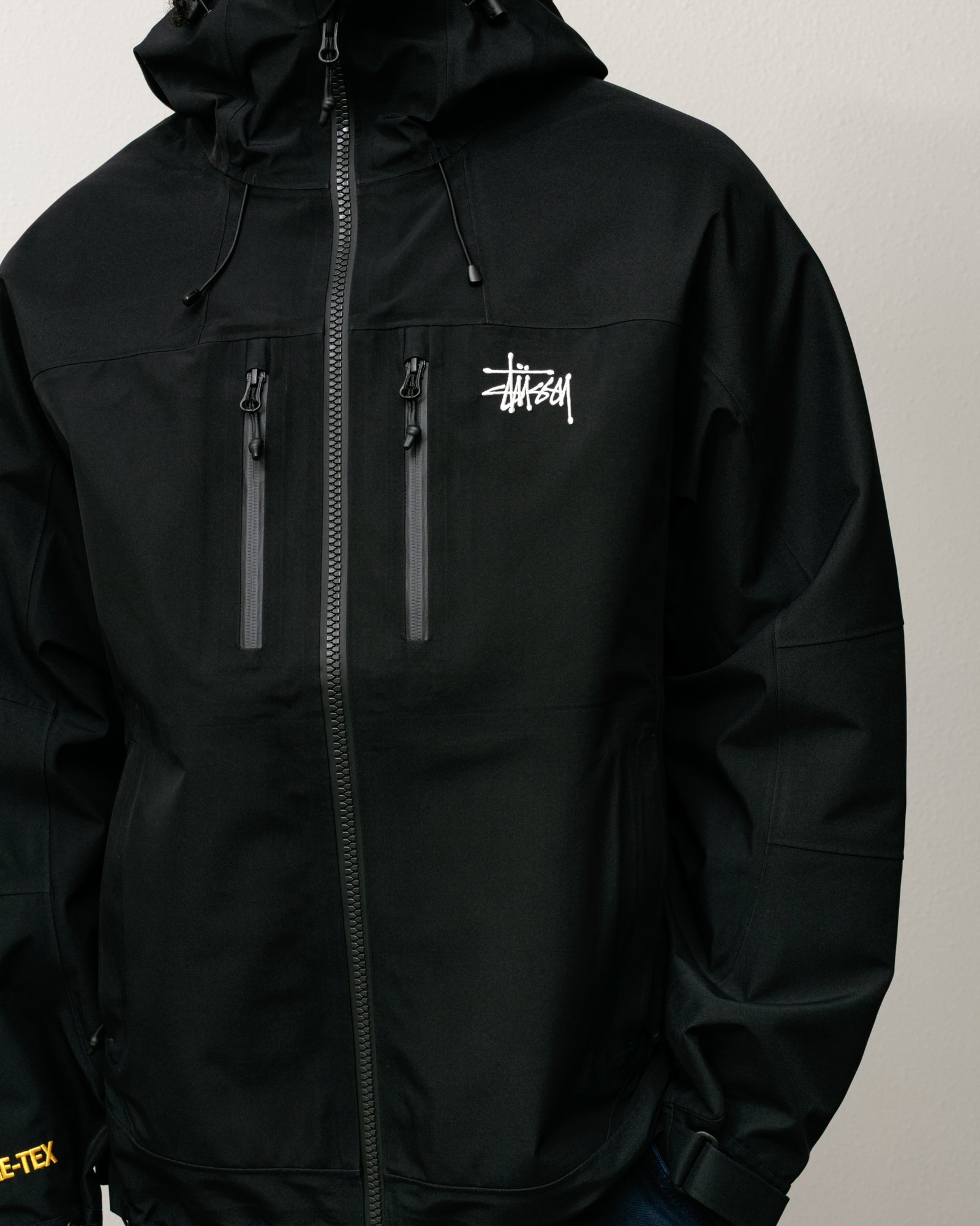 Gore-Tex® Guide Shell – Black | Outerwear | Stüssy Canada