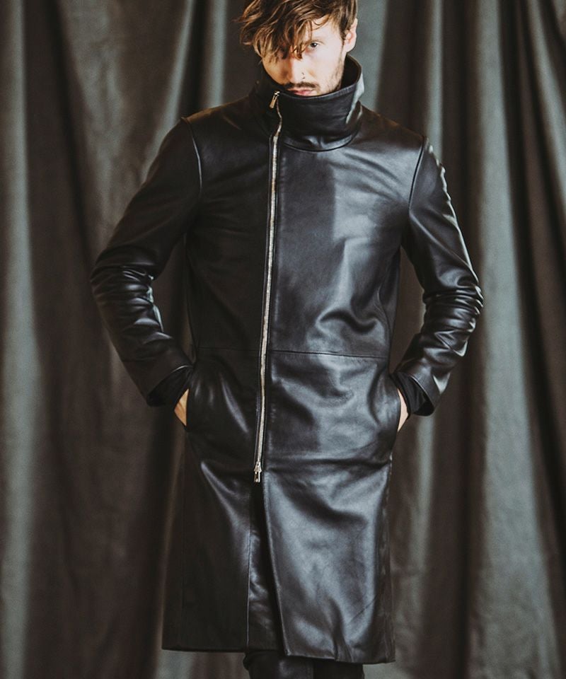 50%OFF【NO ID.(ノーアイディー)】ｼｰﾌﾟﾚｻﾞｰﾊｲｶﾗｰｺｰﾄ(855030-862L