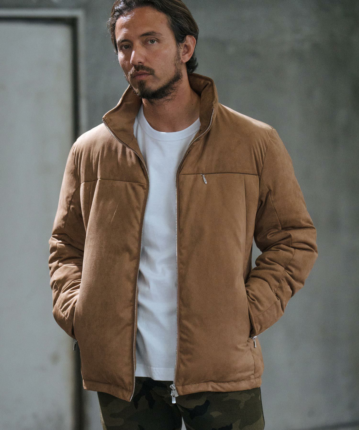 50%OFF【wjk reluxe】synthetic suede leather Thinsulate rider