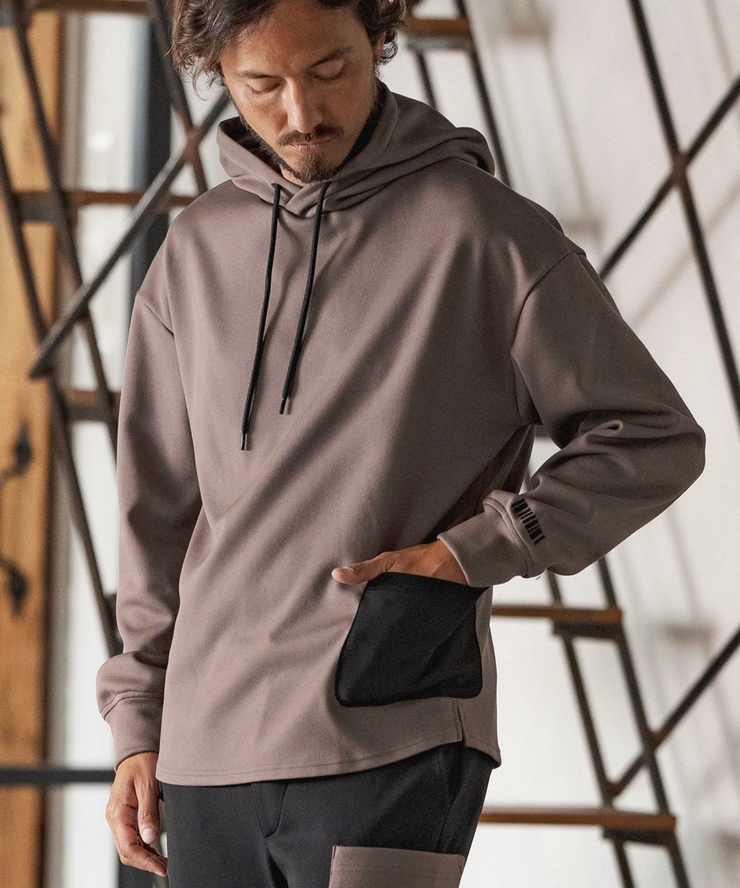 30%OFF【felkod(フィルコッド)】One Side Out Pocket Parka パーカー